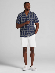 Modern Fit Premium Cotton Short Sleeve Camp Shirt