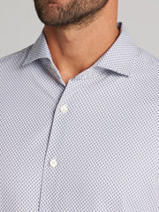 CHILLFLEX Modern Fit 4-Way Stretch Button Up Shirt