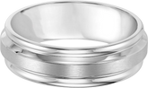 7mm Round Edge Beveled Stainless Steel Band