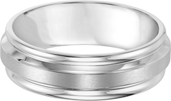 7mm Round Edge Beveled Stainless Steel Band
