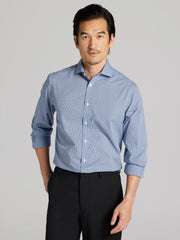 Modern Fit Mini Check Dress Shirt