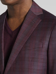 Modern Fit Plaid Sport Coat
