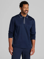 Modern Fit Interlock Tipped Polo