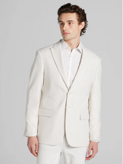 Egara Slim Fit Peak Lapel Solid Textured Dinner Jacket