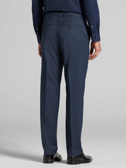 American Bespoke Modern Fit Wool Plaid Suit Pants