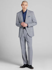 Modern Fit Plaid Suit