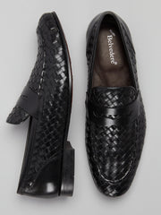 Luce Woven Penny Loafers