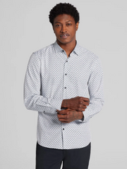 Modern Fit Geometric Print Woven Shirt