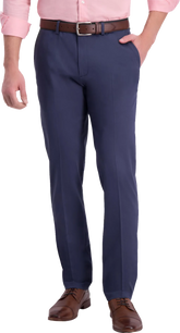 Iron Free Premium Khaki™ Slim/Straight Fit Flat Front Pant