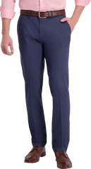 Iron Free Premium Khaki™ Slim/Straight Fit Flat Front Pant