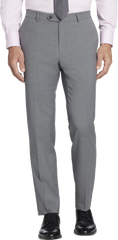 Modern Fit Premium Wool Blend Twill Suit Pants