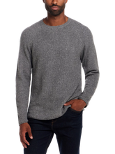 Regular Fit Waffle Donegal Crewneck Pullover