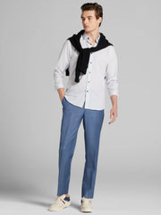 Slim Fit 4-Way Stretch Button Up Shirt