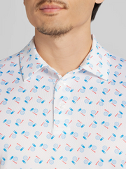 Regular Fit Novelty Print Golf Polo