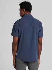 CHILLFLEX Modern Fit 4-Way Stretch Short Sleeve Button-Up Shirt