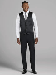 Charcoal Gray Jacquard Dinner Jacket Tux
