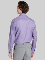 Slim Fit Sharkskin Dress Shirt