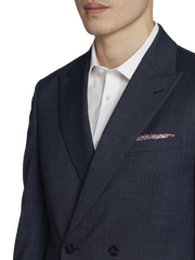 Slim FIt Wool Blend Double-Breasted Suit Jacket
