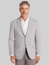Modern Fit Plaid Sport Coat