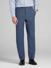 CHILLFLEX Modern Fit Windowpane Premium Wool Blend Suit Pants