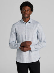 Modern Fit Cotton Button Up Shirt