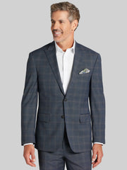 CHILLFLEX Modern Fit Plaid Suit Jacket