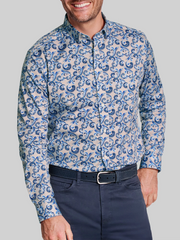 Regular Fit Logan Printed Button Up Shirt