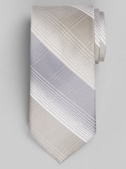 Tonal Degrade Plaid Tie