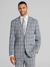 Modern Fit Plaid Suit
