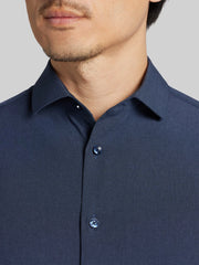Modern Fit 4-Way Stretch Long Sleeve Button-Up Shirt