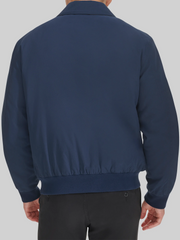 Water-Resistant Microtwill Golf Bomber Jacket