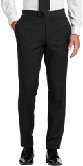 Slim Fit Notch Lapel 100% Wool Tuxedo