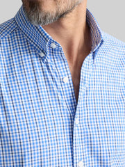 Almeida Performance Slim Fit Check Button Up Shirt