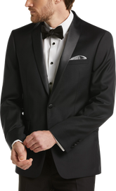 Slim Fit 100% Wool Shawl Lapel Tuxedo Jacket