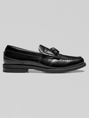 Keaton Leather Moc Toe Tassel Slip-On Shoes