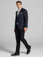 Slim Fit Grid Sport Coat