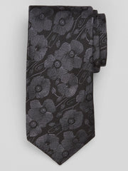 Linear Poppies Tie