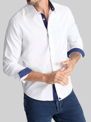 Slim Fit Los Cases Wrinkle-Free Button Up Shirt