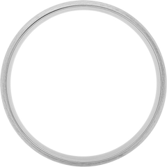 8mm Satin Polished Titanium Band
