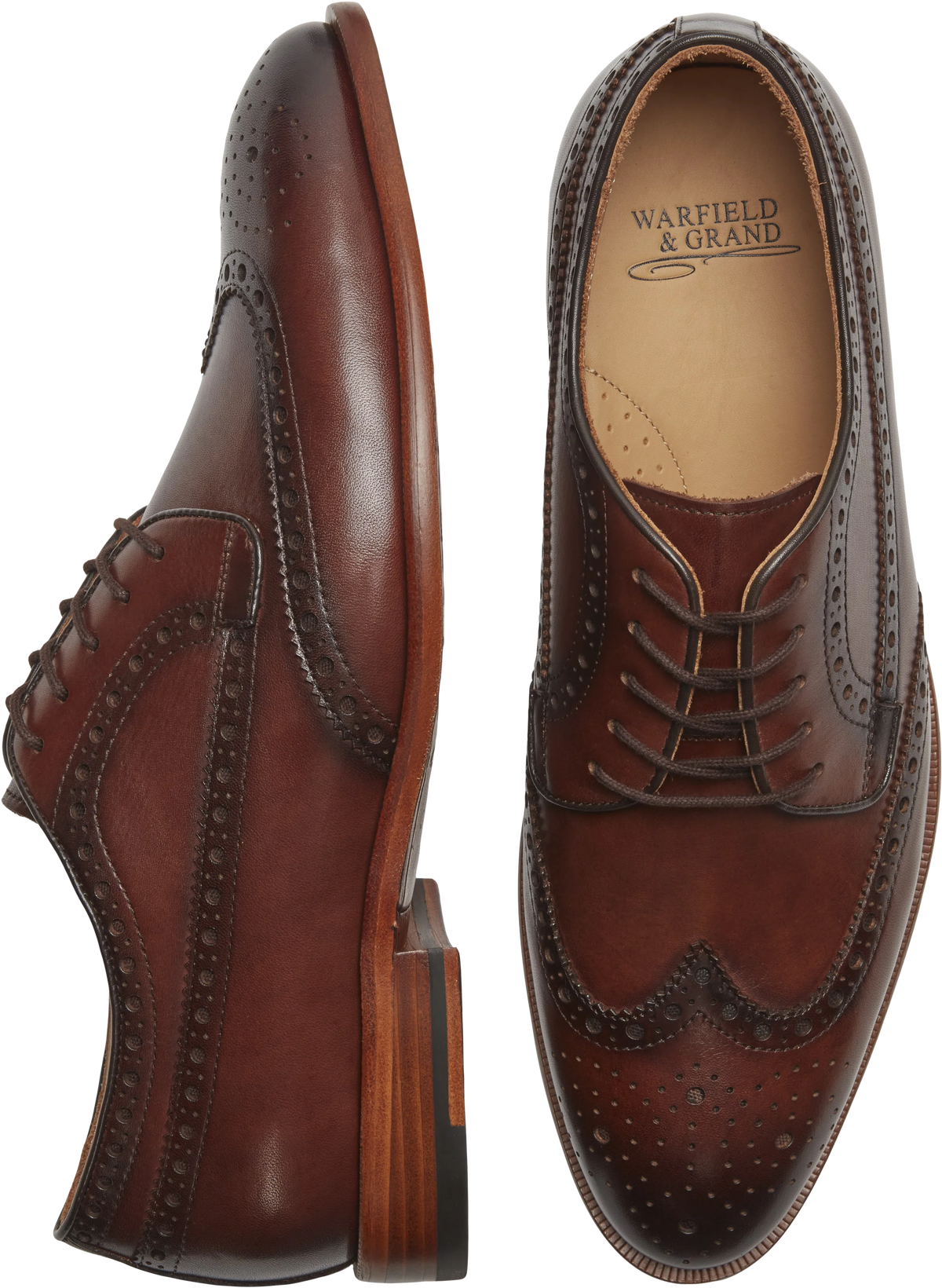 Abby Italian Leather Wingtip Oxfords