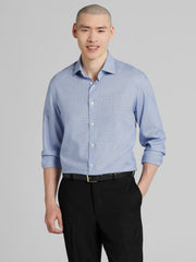 Classic Fit Solid Textured Dress Shirt