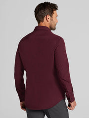 CHILLFLEX Modern Fit Performance 4-Way Stretch Button Up Shirt