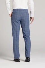 Modern Fit Plaid Suit