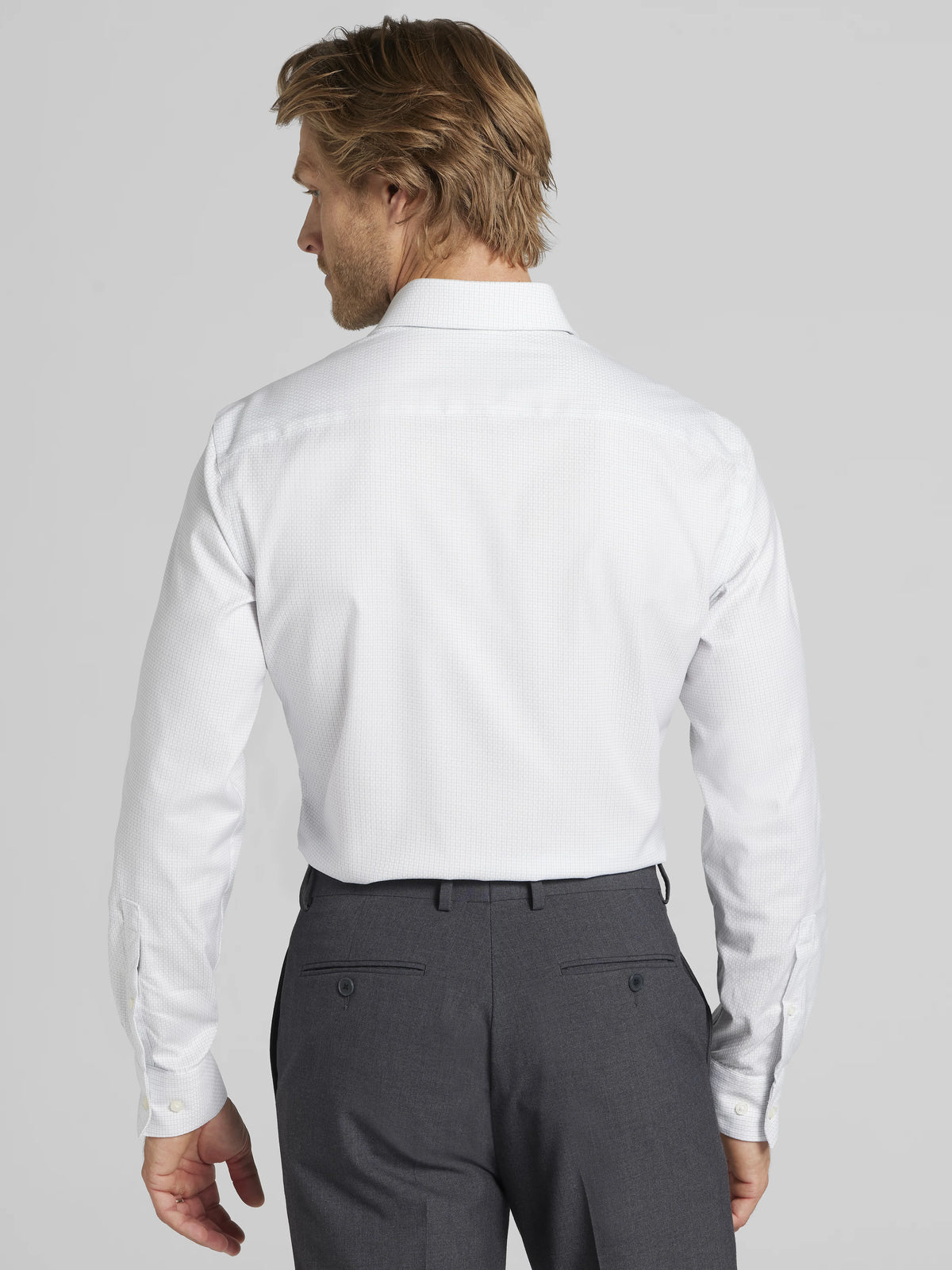 Slim Fit Check Dress Shirt