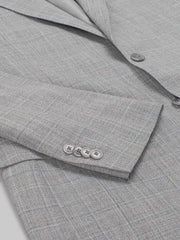 Slim Fit Plaid Suit Jacket