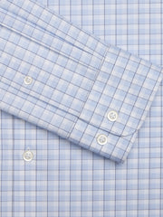 Modern Fit Tonal Plaid Spread Collar Dress Shirt