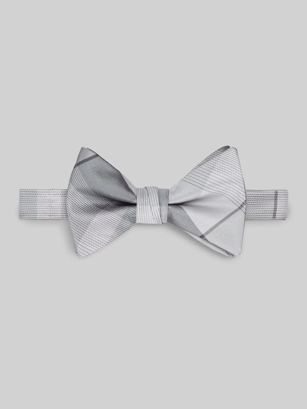 Refined Plaid Pre-Tied Bow Tie