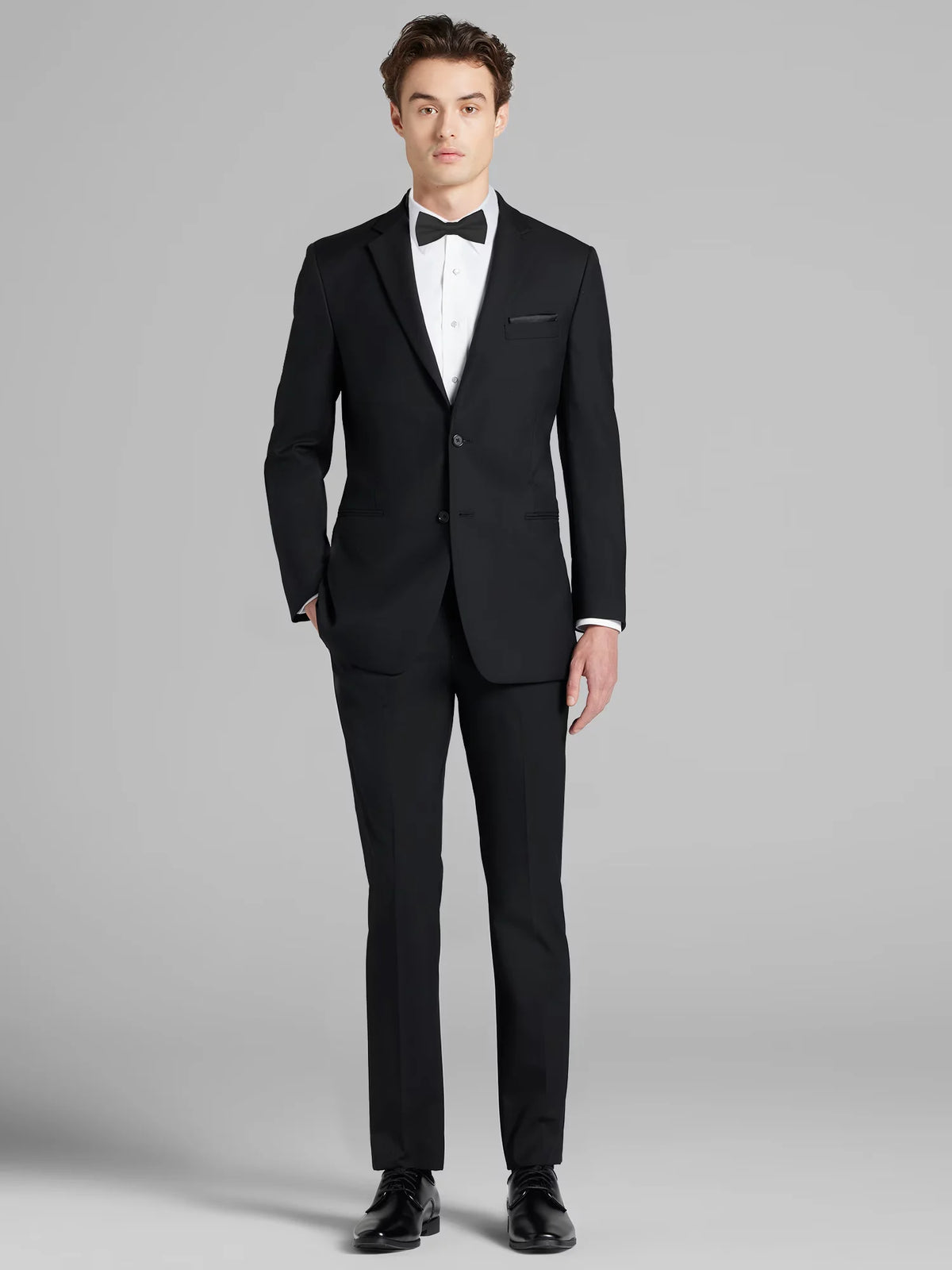 Black Notch Lapel Suit