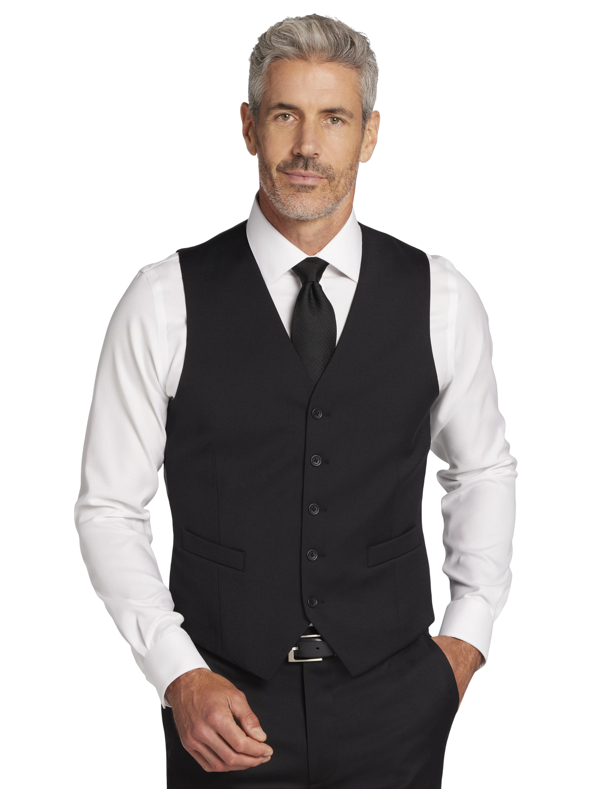 Modern Fit Premium Wool Blend Suit Vest