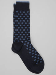 Hexagon Dot Socks, 1-Pair